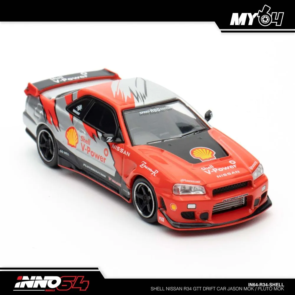 INNO64 | NISSAN SKYLINE GT-R R34 SHELL | HONG KONG TOY SALON 2022