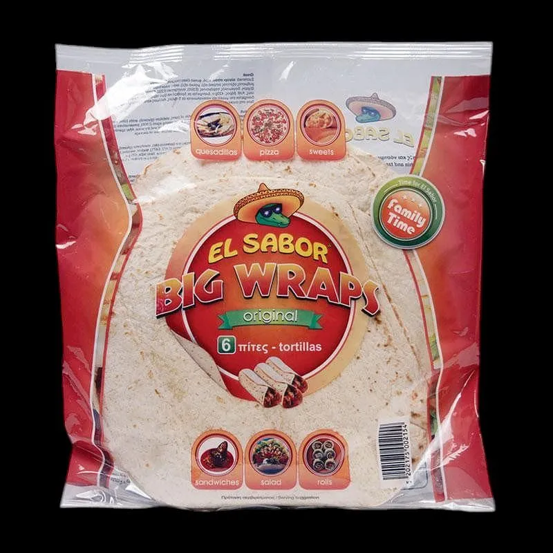 El Sabor Wraps Original 8 By 8P