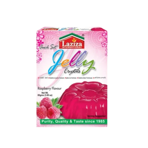 Laziza Jelly Crystal Raspberry 85g