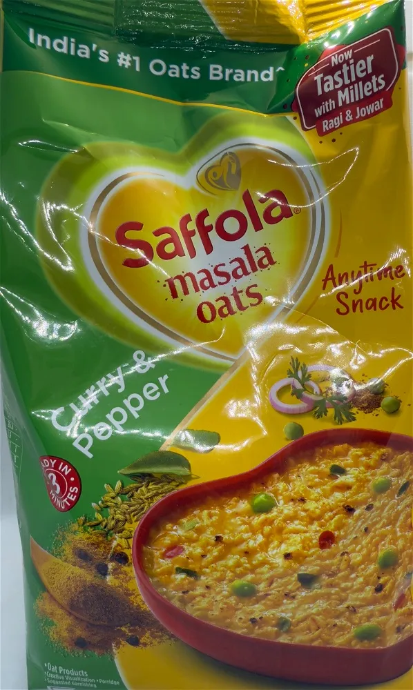 SAFFOLA CURRY & PEPPER MASALA OATS