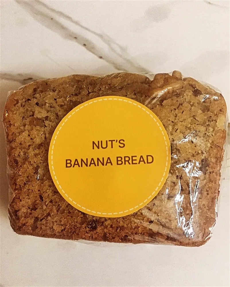 1 Slice of Nuts Banana Bread