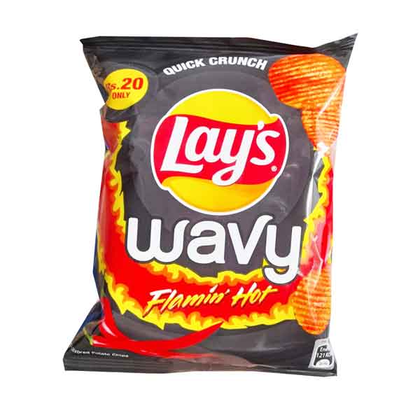 Lays Chips Wavy Flamin Hot 34 Gm