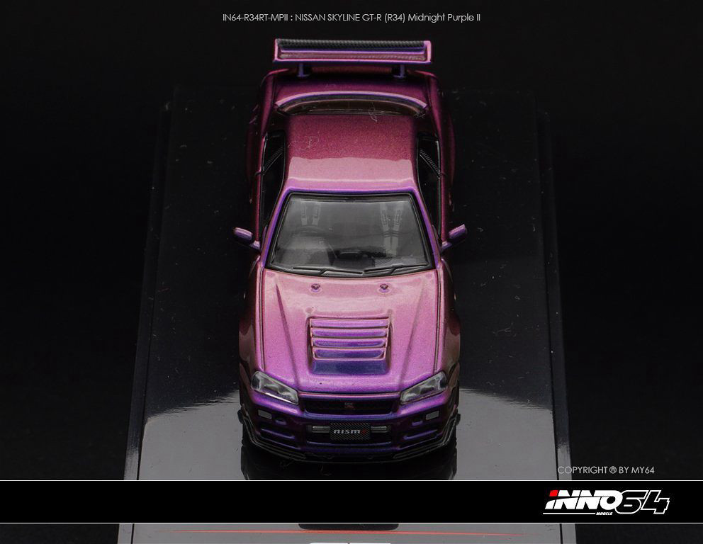 INNO64 | NISSAN SKYLINE GT-R R34 MAGIC PURPLE II