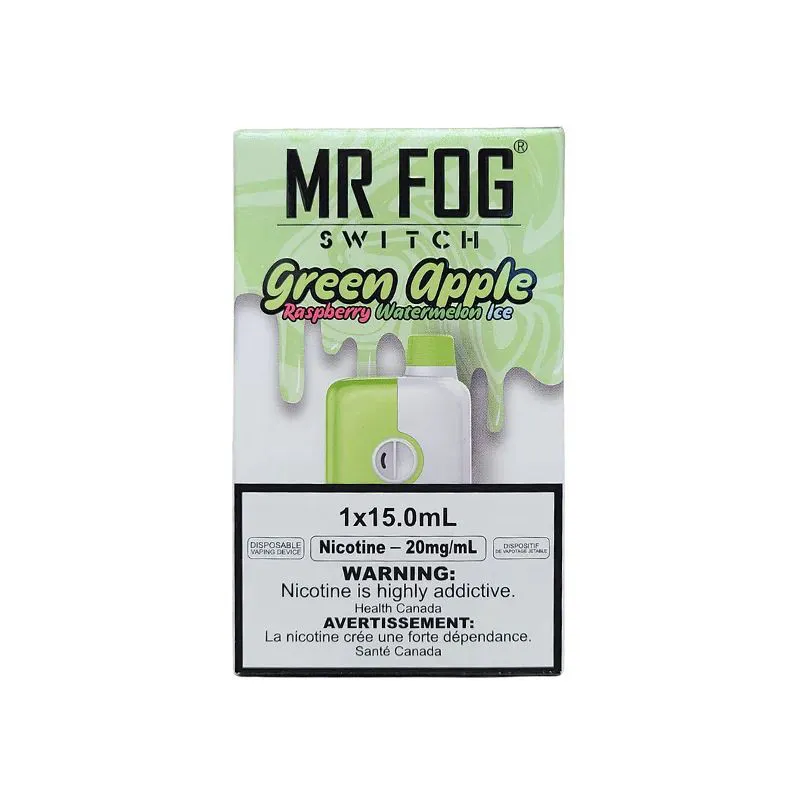 MR FOG 5500 GREEN APPLE RASPBERRY WATERMELON ICE