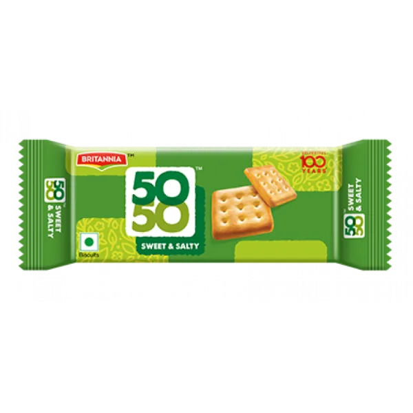 BRITANNIA 50-50 BISCUITS 62GM