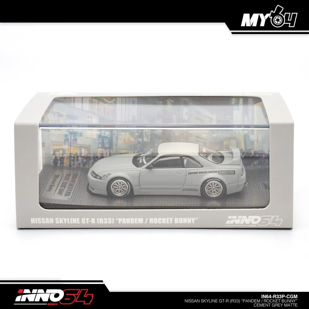 INNO64 | NISSAN SKYLINE GT-R R33 PANDEM | GREY