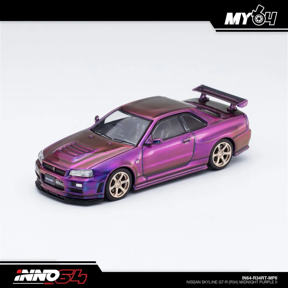 INNO64 | NISSAN SKYLINE GT-R R34 MAGIC PURPLE II