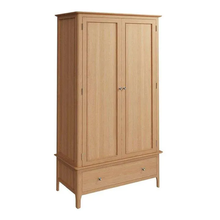 Hoffman Oak 2 Door Wardrobe