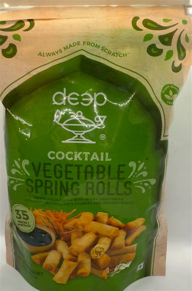 DEEP FRZ VEG SPRING ROLLS 35PC