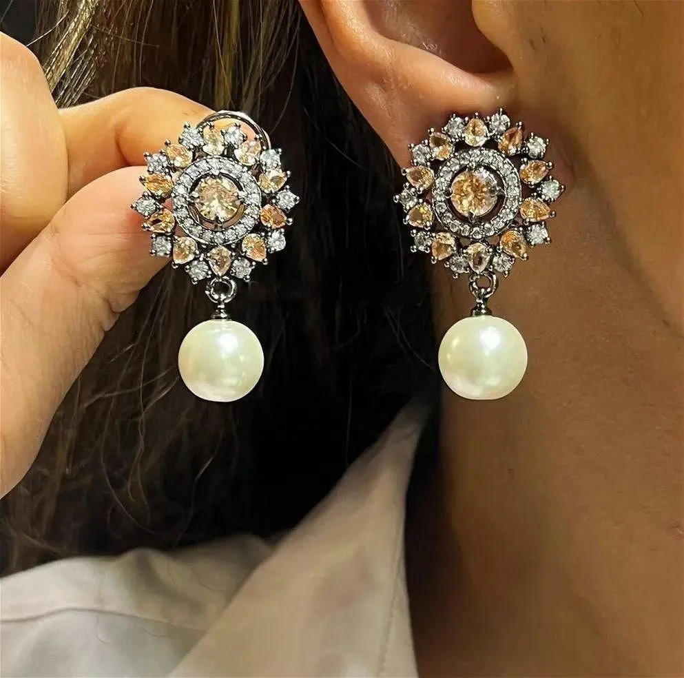 Bella Pearl Drop Earrings