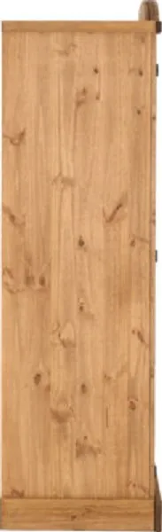 3 Door Wardrobe Distressed Waxed Pine