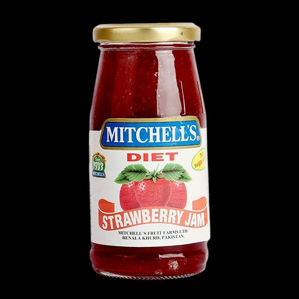 Mitchells Strawberry  Diet Jam 325Gm