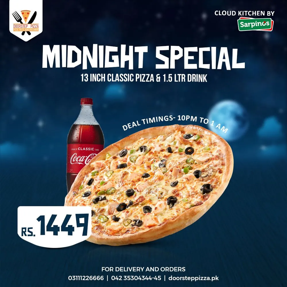 Midnight Deal (10 Pm-1 Am)