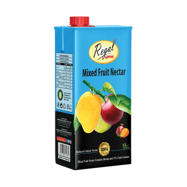 Regal Siprus Mixed Fruit Tetra 1000 ML (12 Packs) - Regal Siprus