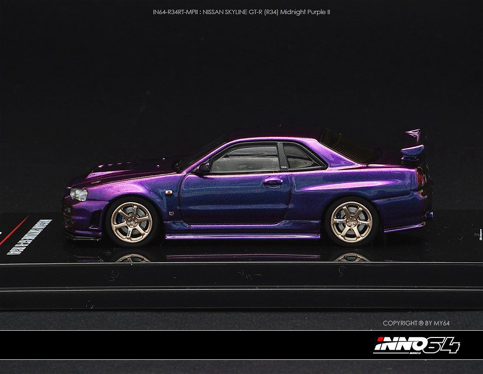 INNO64 | NISSAN SKYLINE GT-R R34 MAGIC PURPLE II