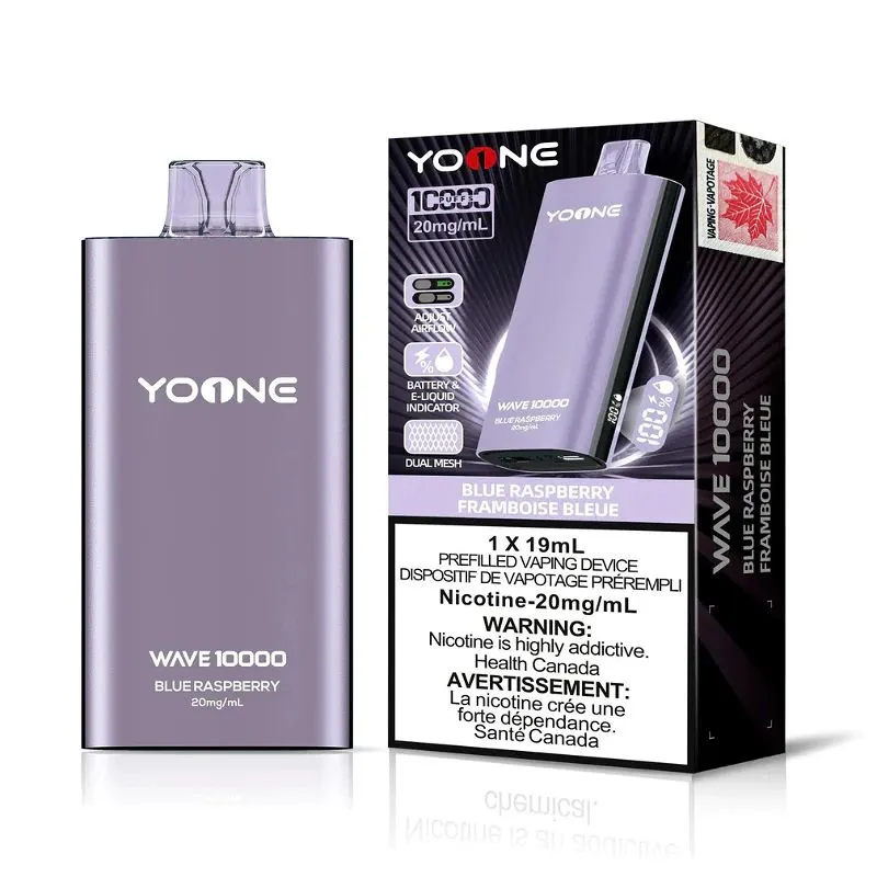 YOONE WAVE 10000 BLUE RASPBERRY