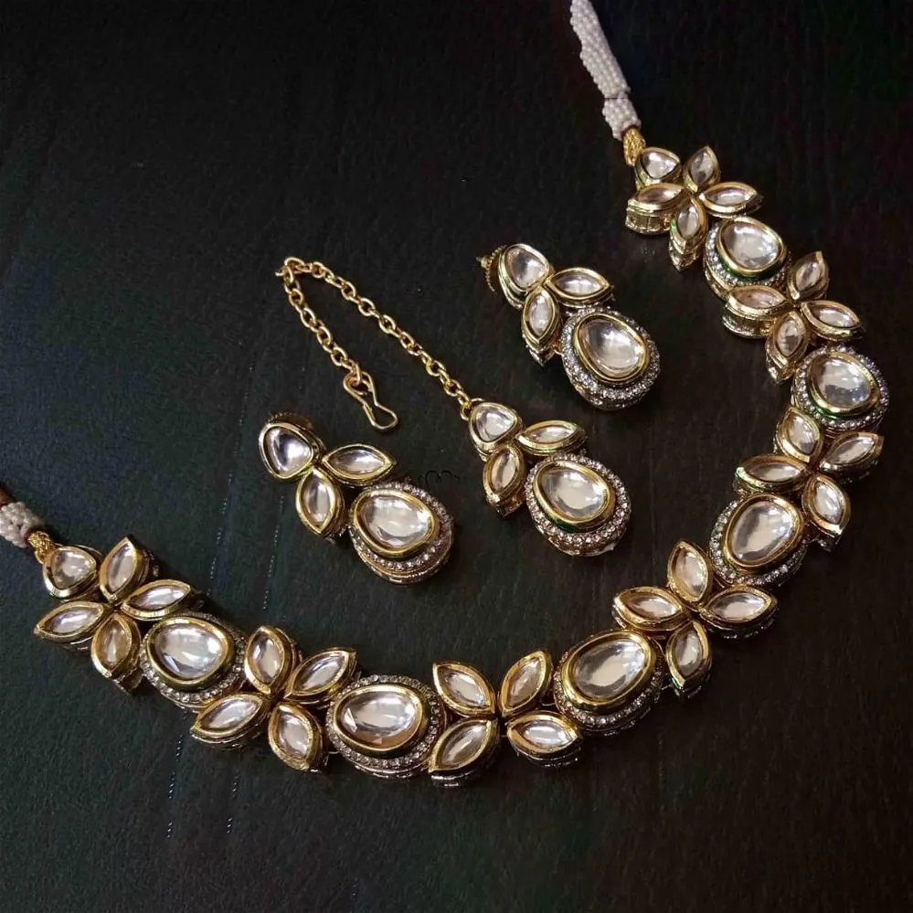 Suhai Polki Necklace Set