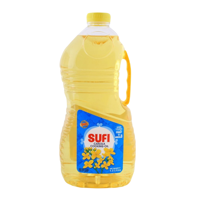 Sufi Oil Canola 4.5 Liter Bottle