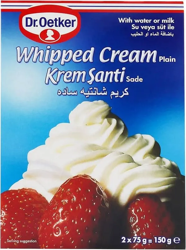 Dr Oetker Whip Cream 2x75gm