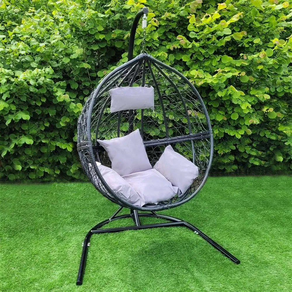 Black Egg Swing Chair