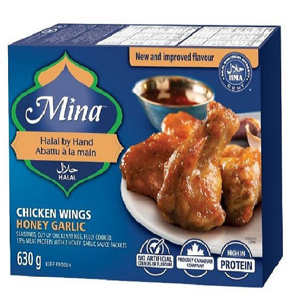 Mina Chicken Honey Garlic Wings 630g