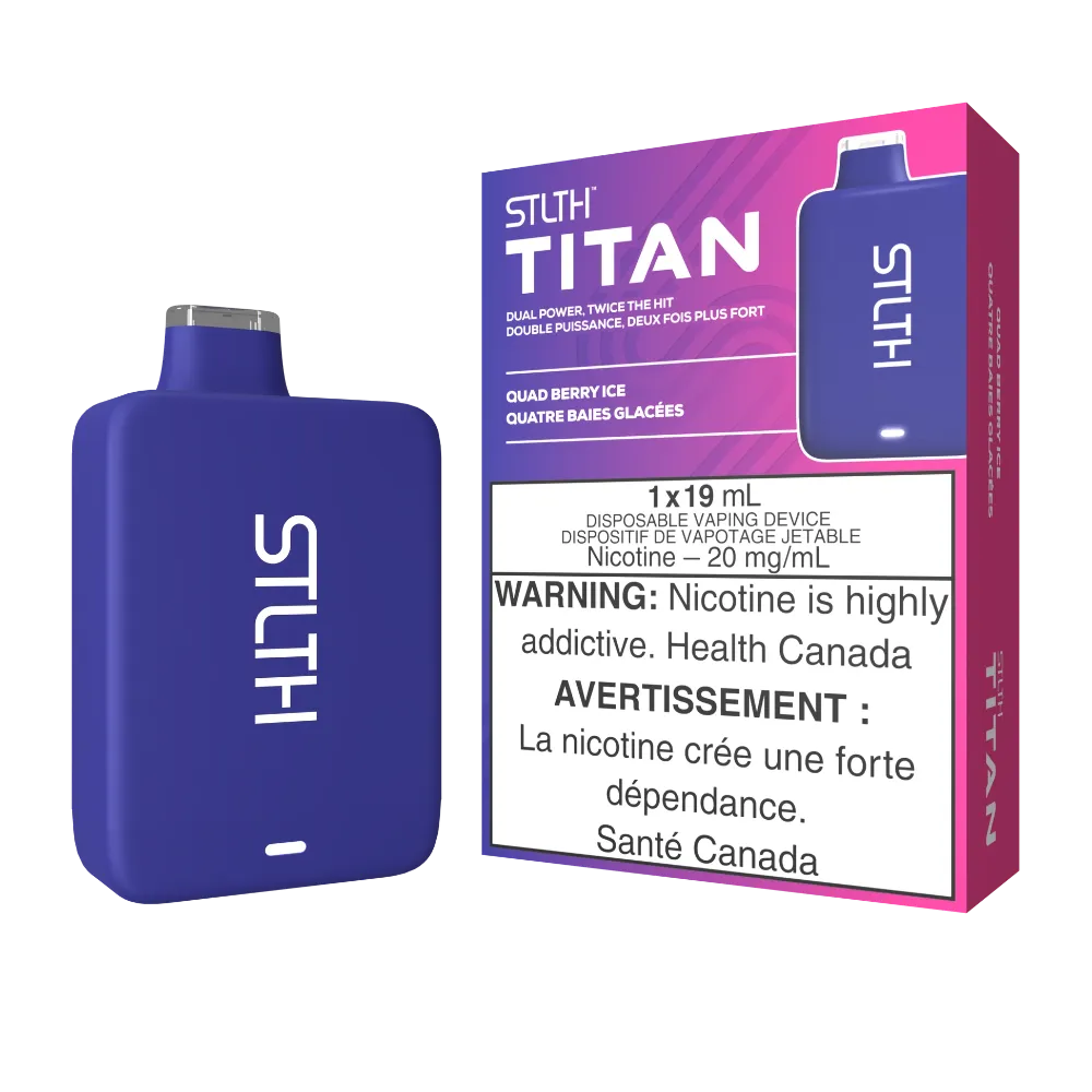 STLTH TITAN 10000  QUAD BERRY ICE