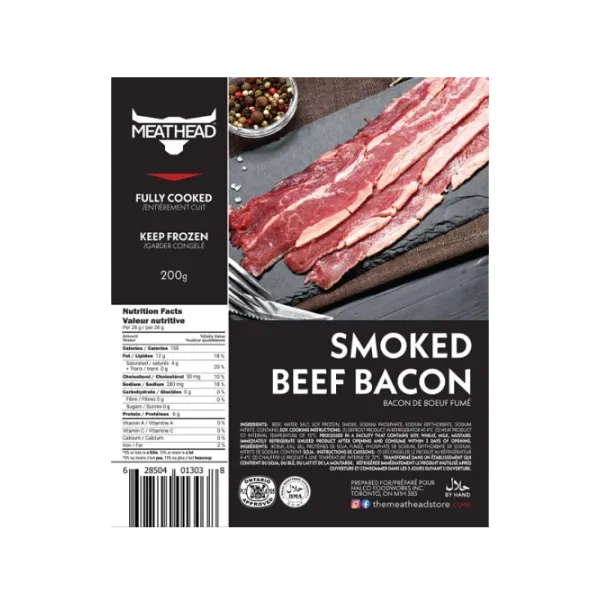 Meathead Beef Bacon 200g