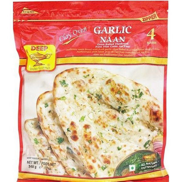 Deep Frozen Naan Garlic 333g