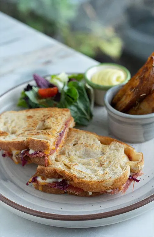 Kimchi Reuben Sandwich.