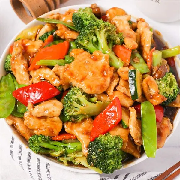 Chicken With Mix Veggies