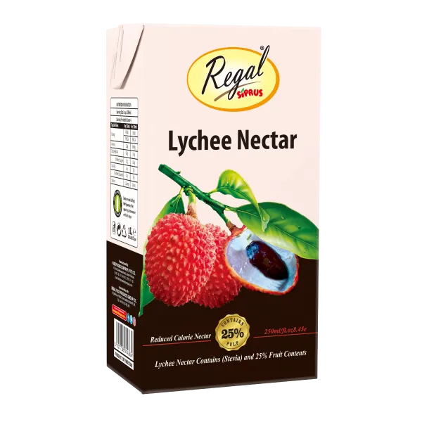 Regal Siprus Lychee Tetra 250 ML (12 Packs) - Regal Siprus