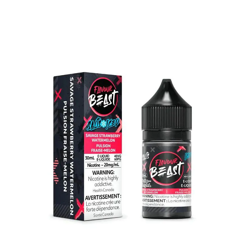 FLAVOUR BEAST E-LIQUID SAVAGE STRAWBERRY WATERMELON