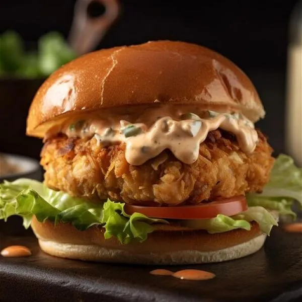 Chicken Masala Burger