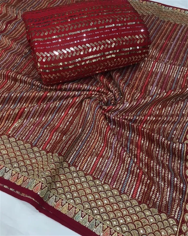 Sequence Embroidered Dupatta