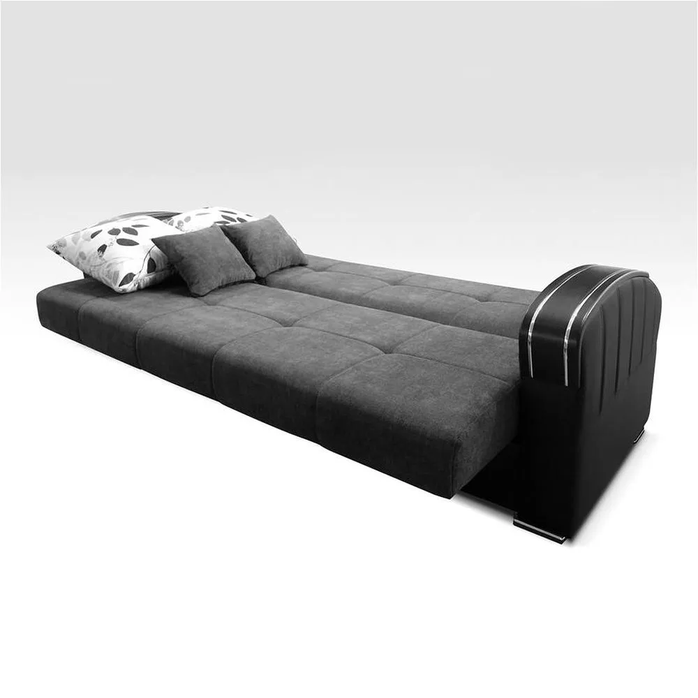 Fulgin Grey 3 Seat Sofa Bed