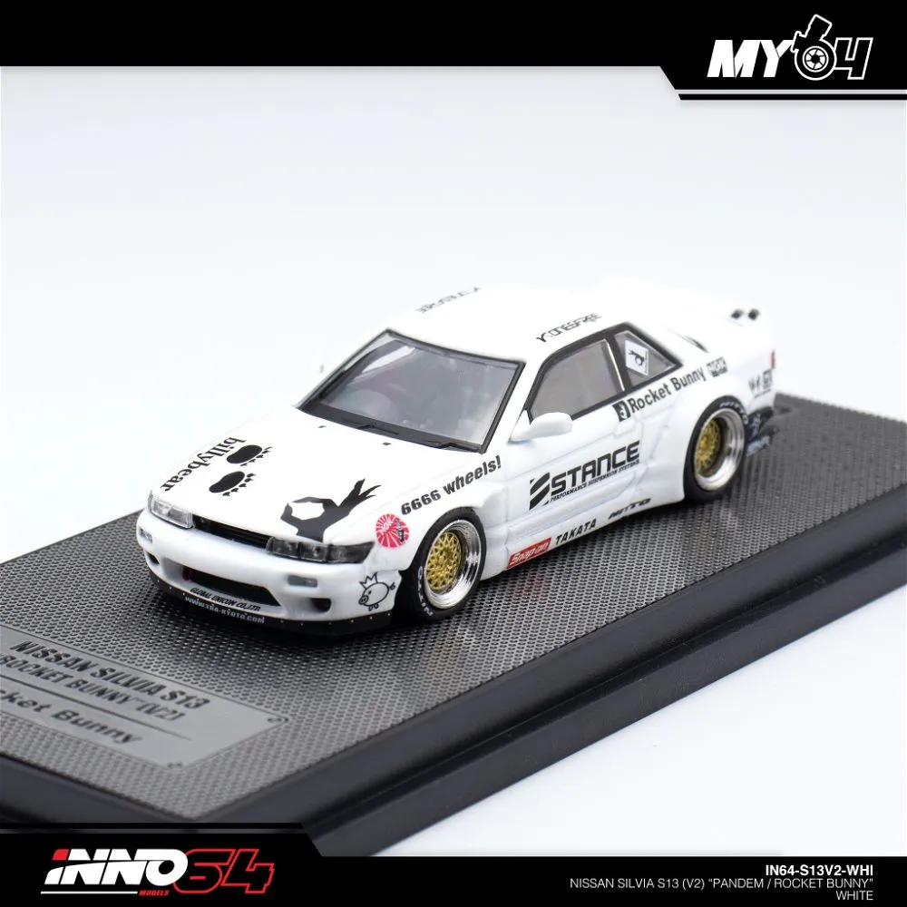 INNO64 | NISSAN SILVIA S13 V2 PANDEM | WHITE