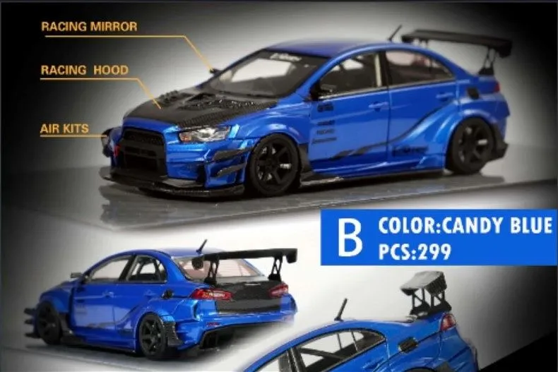 ERROR404 | MITSUBISHI LANCER EVO X | CANDY BLUE