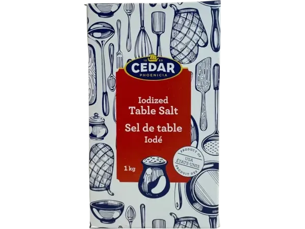 Cedar Table Salt (Iodized) (1kg)