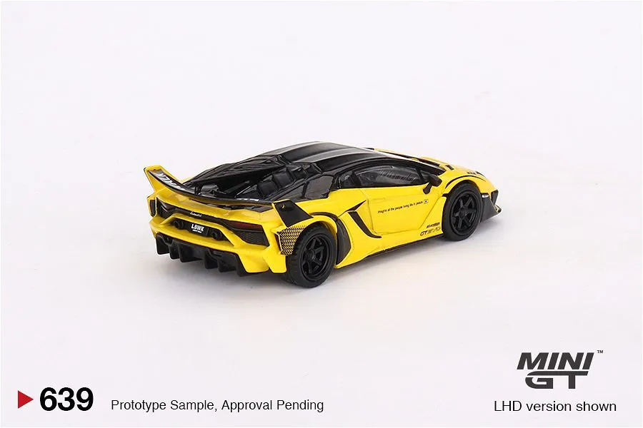 MINI GT | LAMBORGHINI LB-SILHOUETTE WORKS AVENTADOR GT EVO | YELLOW