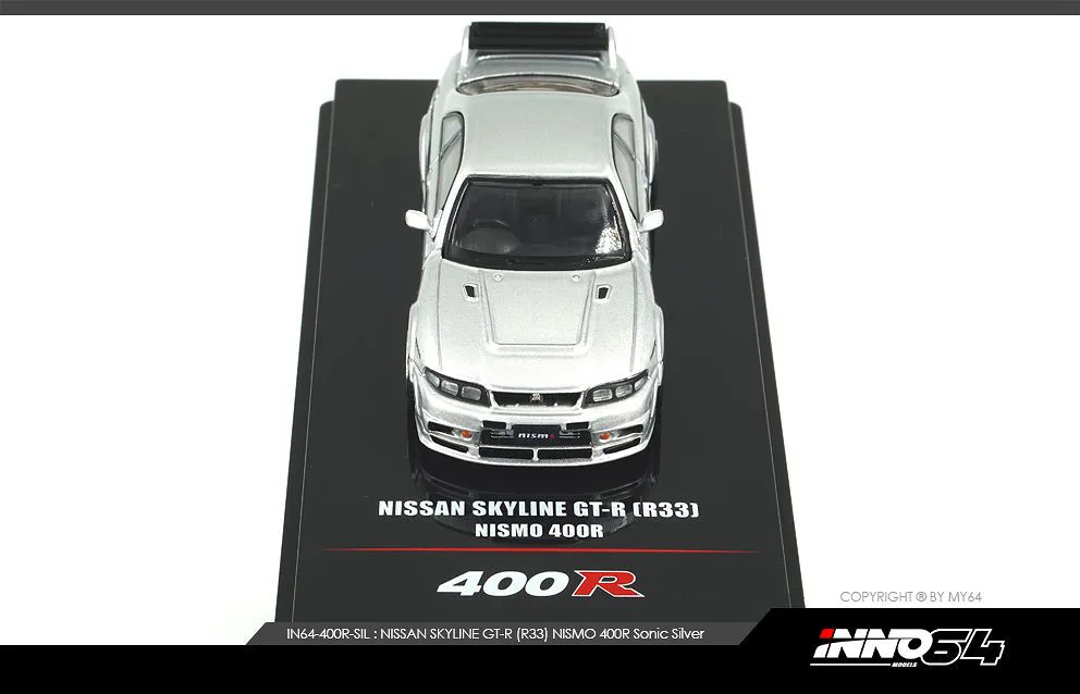 INNO64 | NISSAN SKYLINE GT-R R33 NISMO 400R | SILVER