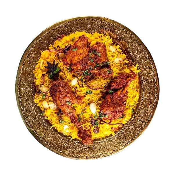 Bhunna Murgh Biryani Half (Extra Rice)