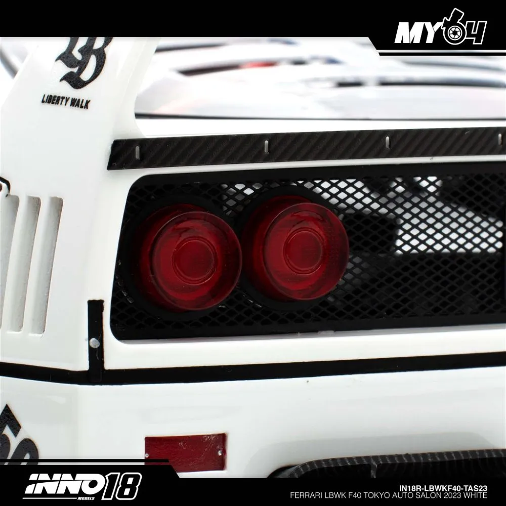 INNO18R | FERRARI LBWK F40 | WHITE