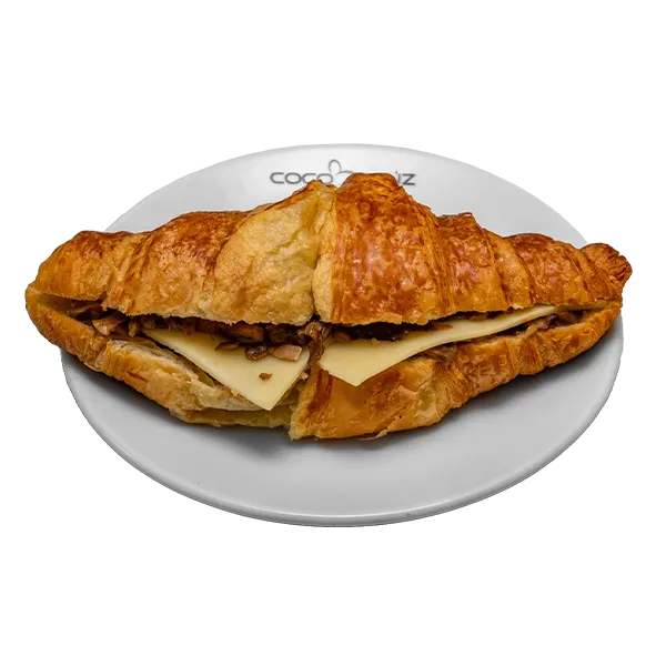 Mushroom & Cheese Croissant