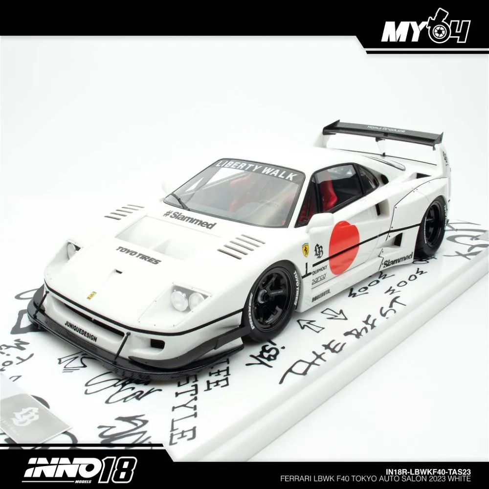 INNO18R | FERRARI LBWK F40 | WHITE