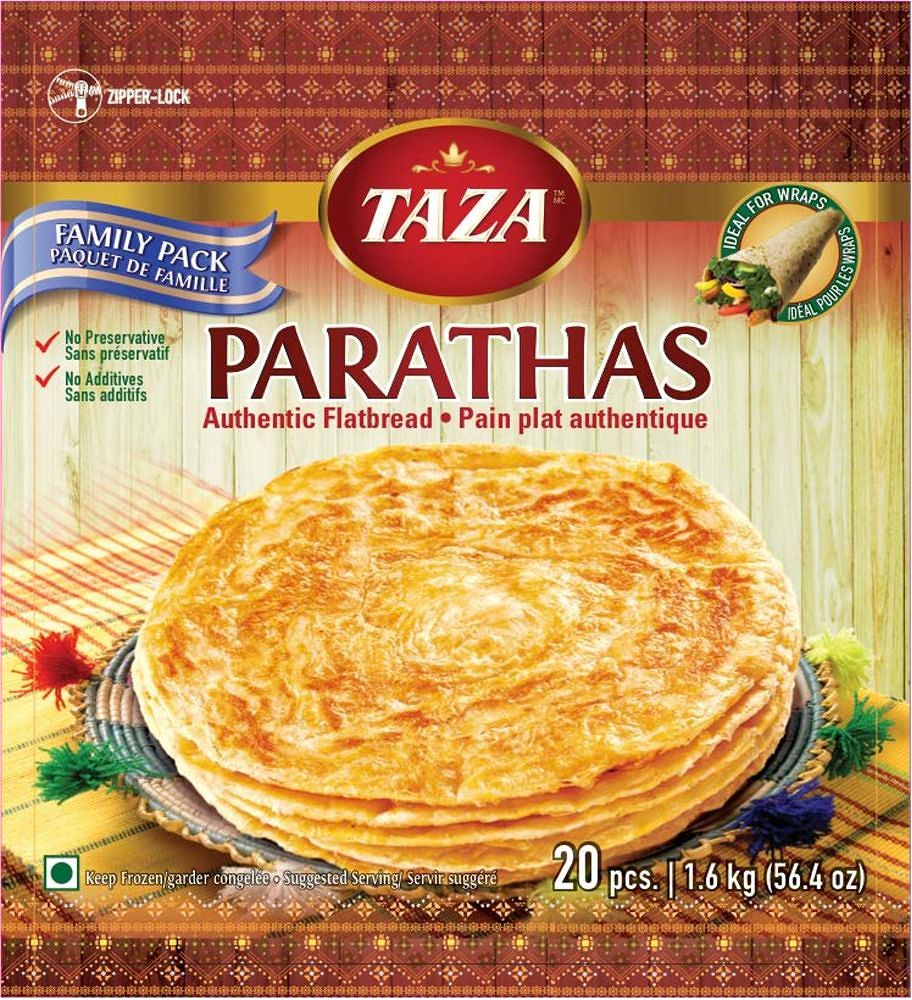 Taza Parathas Jumbo 20pcs