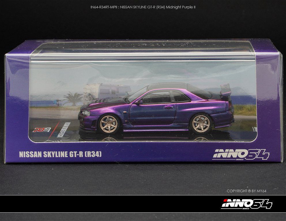 INNO64 | NISSAN SKYLINE GT-R R34 MAGIC PURPLE II