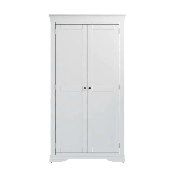 Braziar White 2 Door Wardrobe