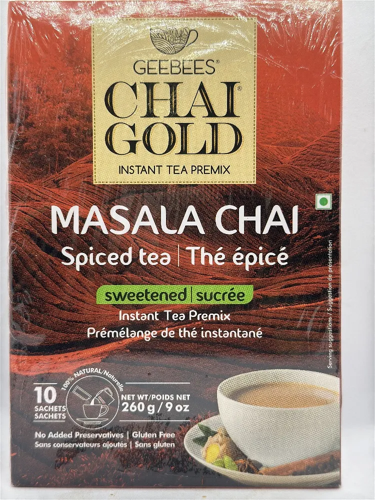 GEEBEE MASALA CHAI SWEETENED 260G