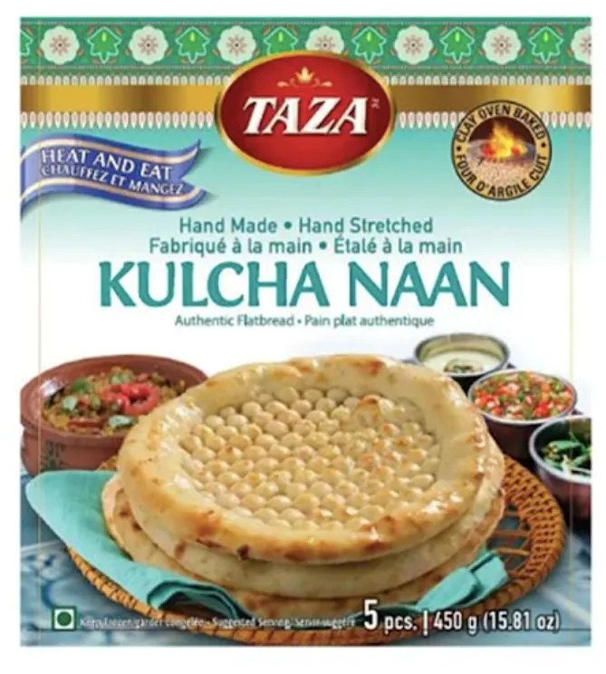 Kulcha Naan Green pack 2 for 4.99