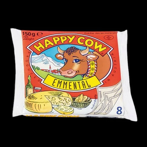 Happy Cow  Slice Emmental 150Gm